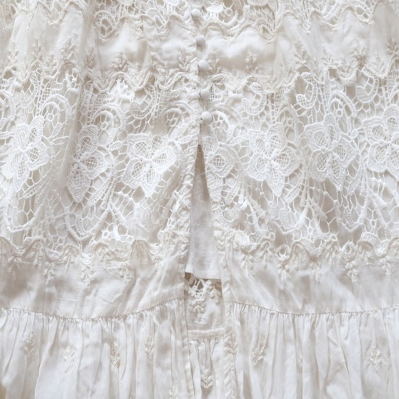 Vintage Free People | Lace Maxi Skirt - Picture 2 of 7